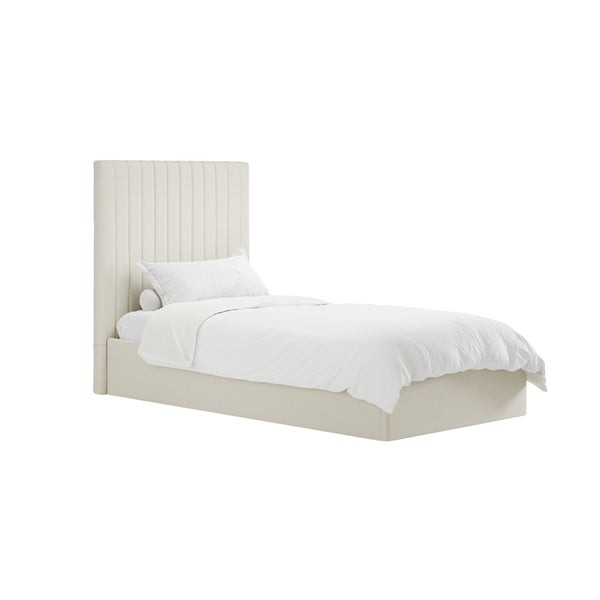 Maddison High Headboard Ottoman Bed Single