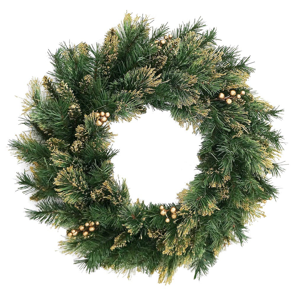 Gold Berry Wreath 60cm Dia