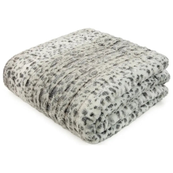 Leopard Faux Throw