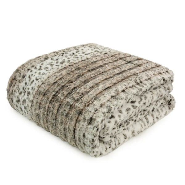 Leopard Faux Throw