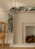 Winter Themed Garland Pre Lit Warm White 6ft