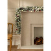 Winter Themed Garland Pre Lit Warm White 6ft
