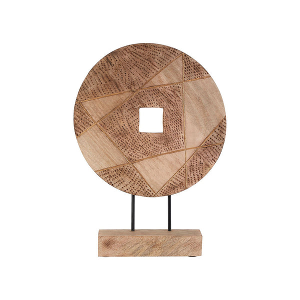 Primitive Wheel Sculpture