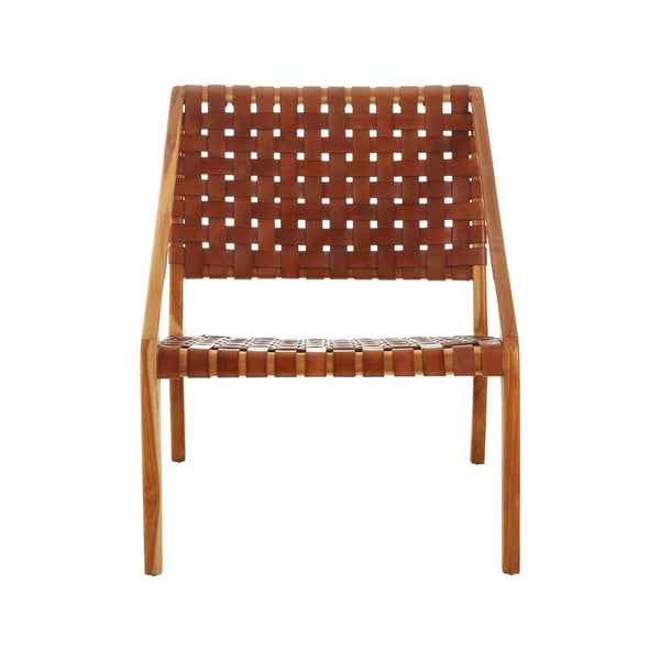 Oslo Leather Woven Chair
