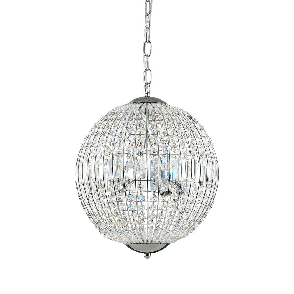 Crystal Globe Chandelier