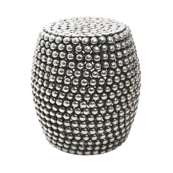 Beaded Metal Side Table